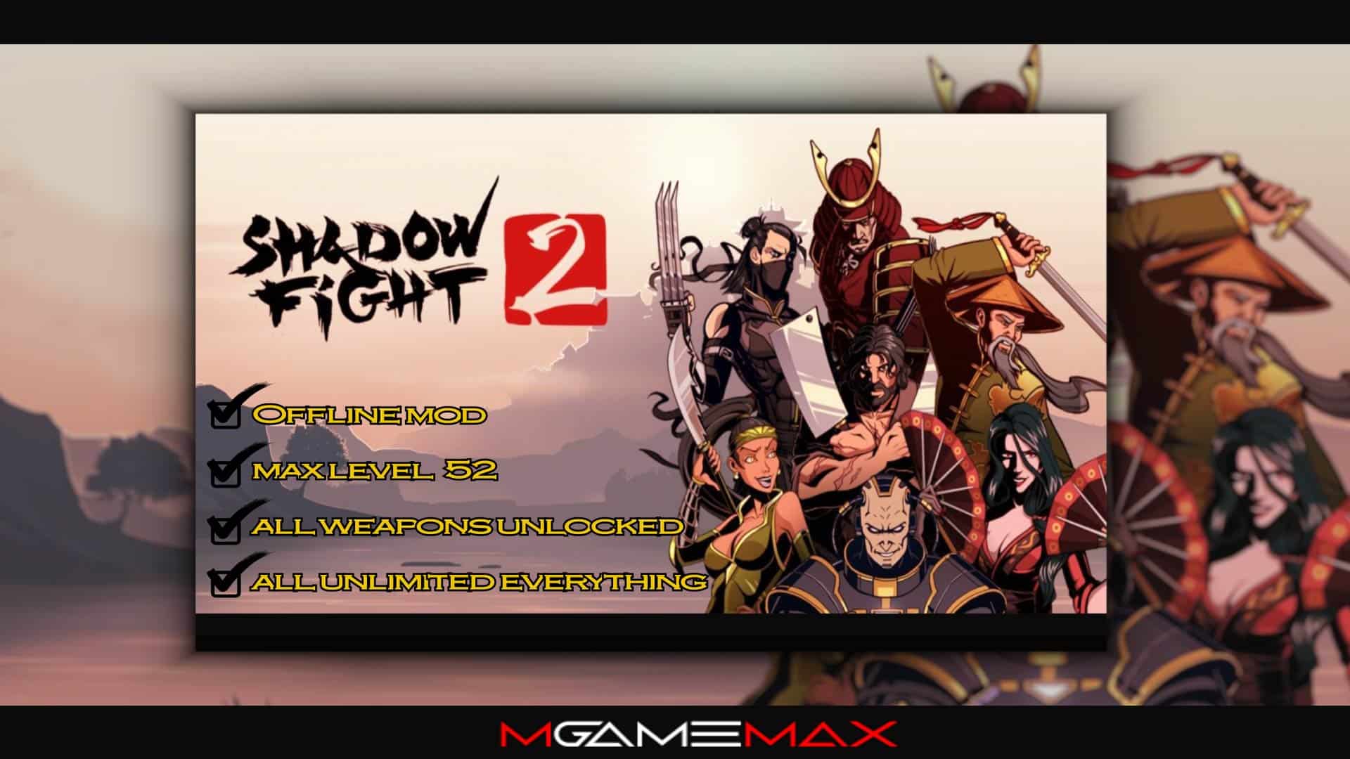 Shadow Fight 2 MOD APK 2.10.1 Max Level 52 Download