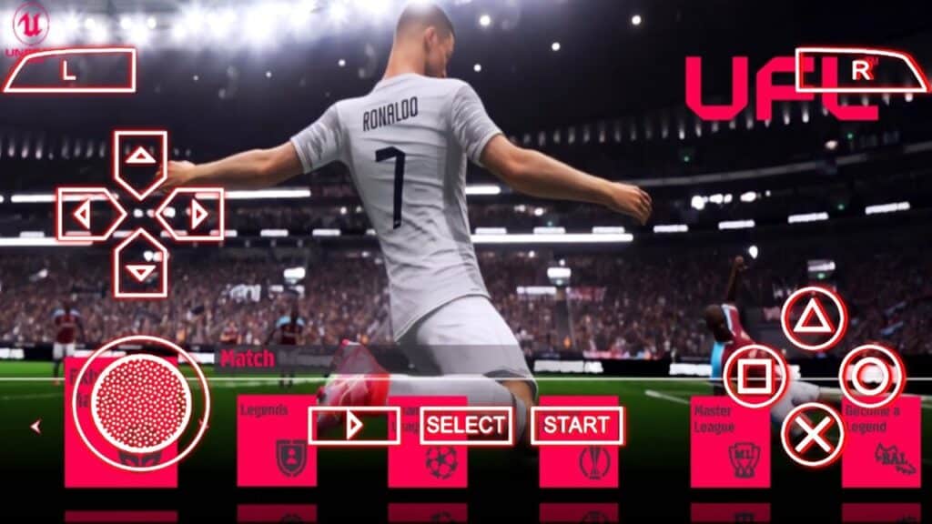 PES 22 PPSSPP Mod UFL™ PSP-ISO Download for Android
