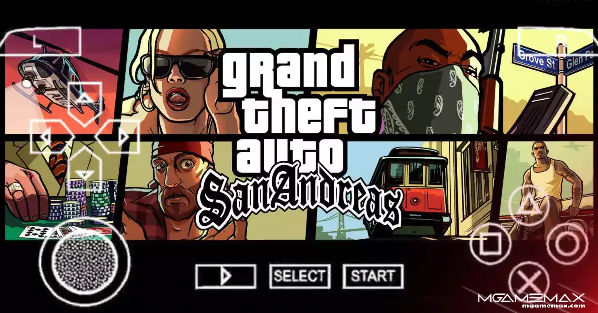 GTA San Andreas PPSSPP ISO 7z File For Android Download