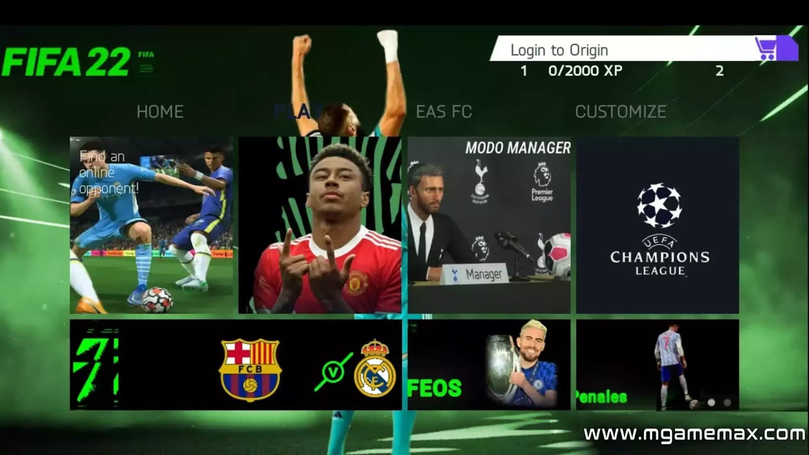 FIFA 2022 Mod FIFA 14 (Apk+Obb+Data) Offline Download for Android